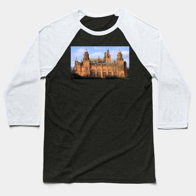 Glasgow Art Gallery and Museum Baseball T-Shirt by kensor